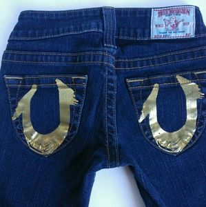 True Religion Dark wash Bobby Jeans